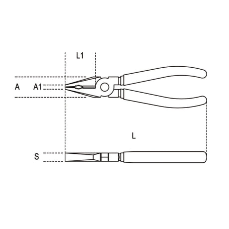 Beta Pinze universali a grande effetto manici ricoperti con 2 strati di PVC antiscivolo finitura industriale