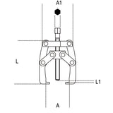 Beta Estrattore autoserrante a due griffe