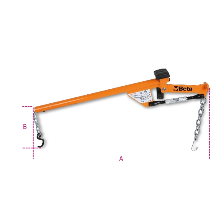Beta Leva per estrazione testine braccio oscillante e ammortizzatori dal montante