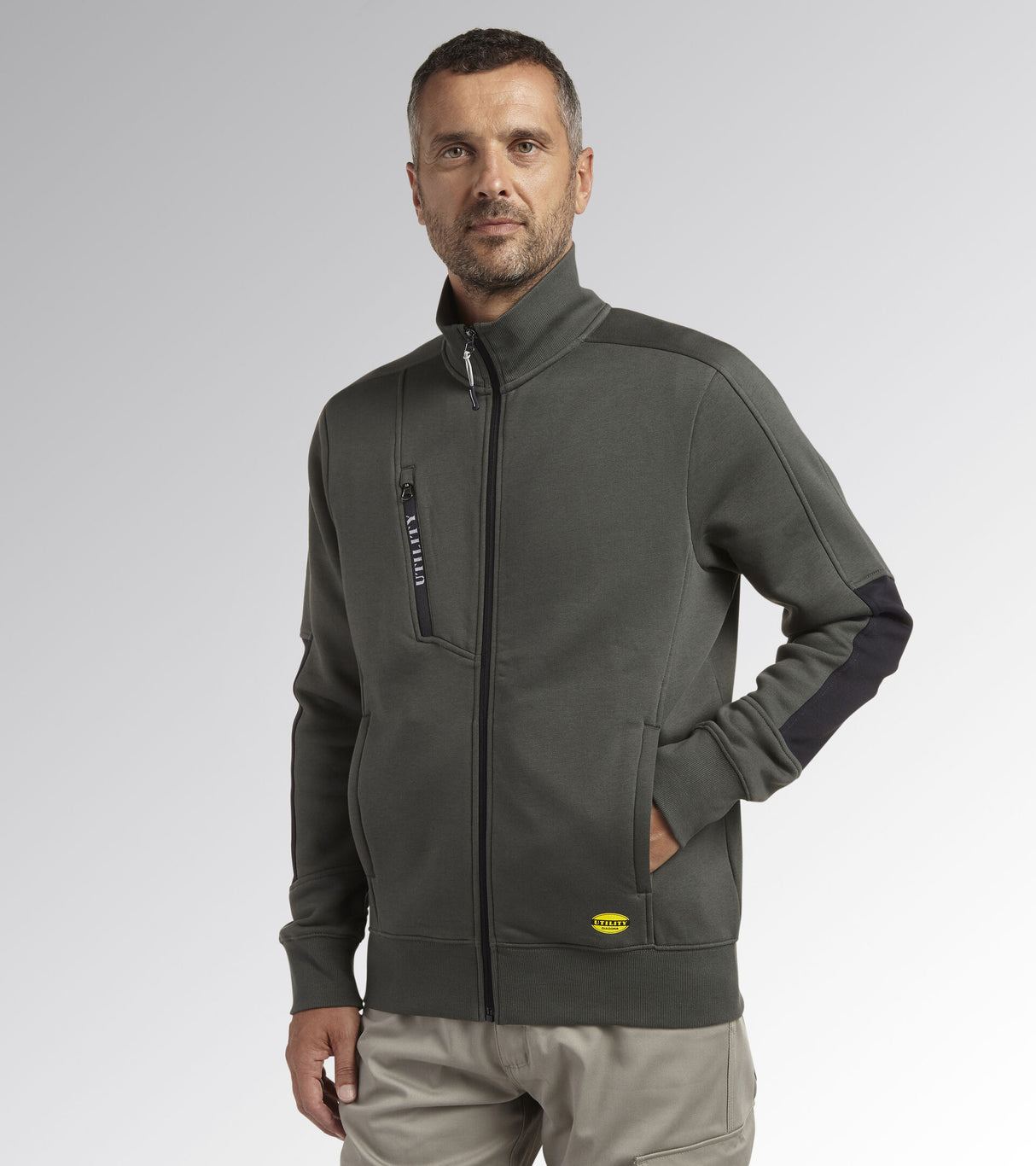 Diadora Utility SWEATSHIRT FZ LITEWORK - Felpa da lavoro