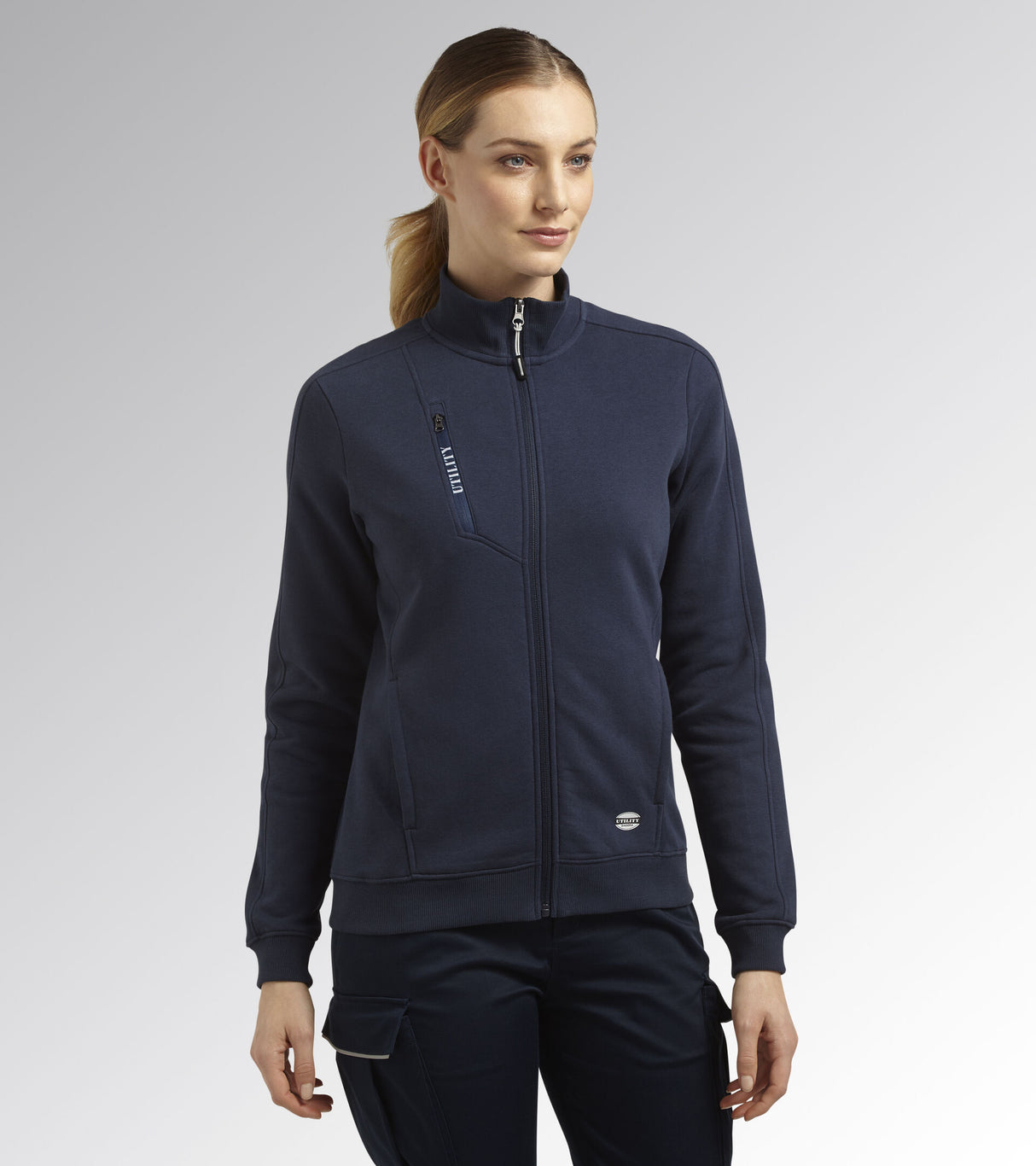 Diadora Utility SWEATSHIRT FZ ATHENA - Felpa da lavoro - Donna