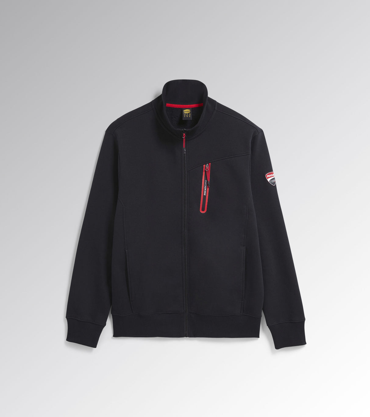 Diadora Utility SWEATSHIRT FZ DUCATI - Felpa con zip frontale - Diadora Utility x Ducati Corse