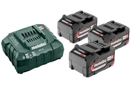 Metabo Set di base 3 x 4,0 Ah