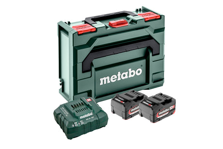 Metabo Set di base 2 x 4,0 Ah + metaBOX 145