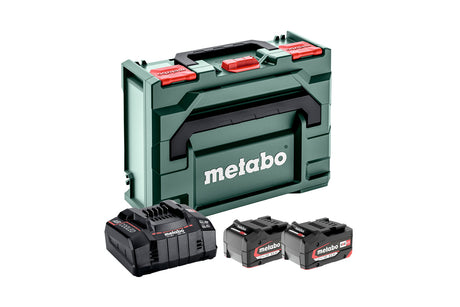 Metabo Set di base 2 x 5,2 Ah + metaBOX 145