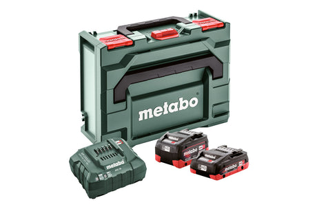 Metabo Set di base LiHD 1 x 4,0 Ah + 1 x 5,5 Ah + metaBOX 145