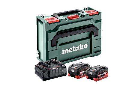 Metabo Set di base 2x LiHD 10 Ah + ASC 145 + metaBOX