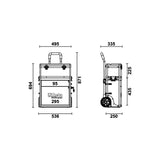 Beta Trolley portautensili a 2 moduli sovrapponibili