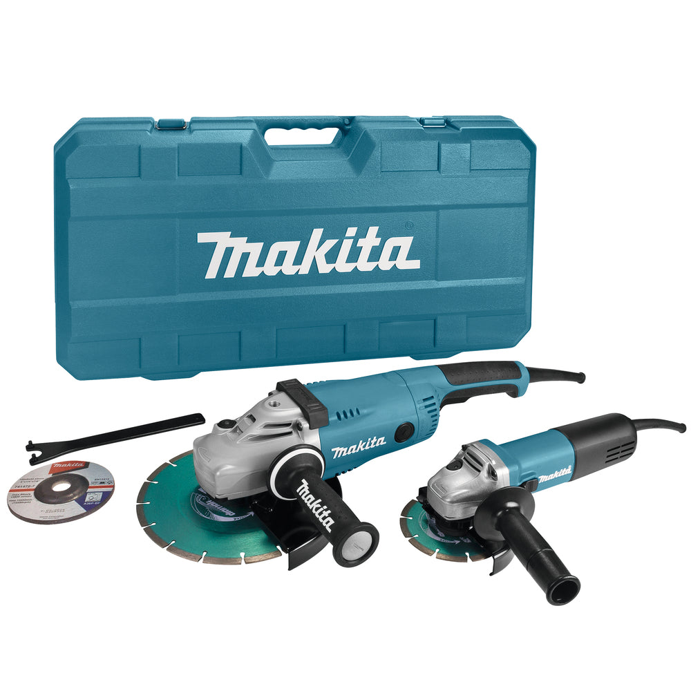 MAKITA Combo Kit Smerigliatrici angolari DK0053GX1