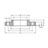 Flangia slip-on ASME B16.5 ANSI 150 lb - Acciaio al carbonio - Olivieri Ferramenta srl