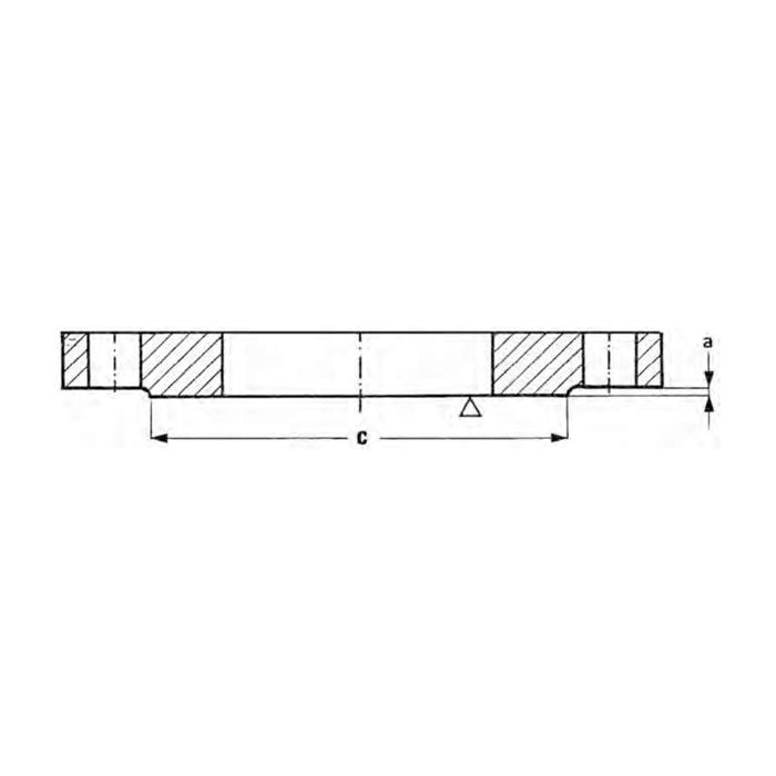 Flangia piana EN 1092-1 tipo 01B PN10 (2277/29) - PN16 (2278/29) Acciaio inox fuso