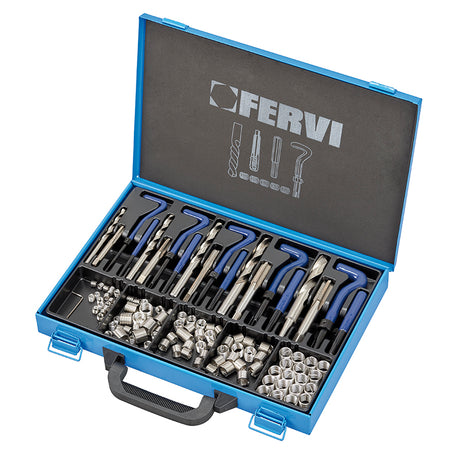 Fervi Kit riparazione filetti metrici f-coil - E010B