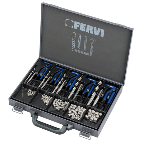 Fervi Kit riparazione filetti bsw f-coil 1/4-1/2 - E011/BSW