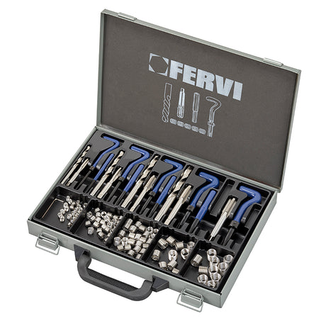 Fervi Kit riparazione filetti metrici f-coil - E011B