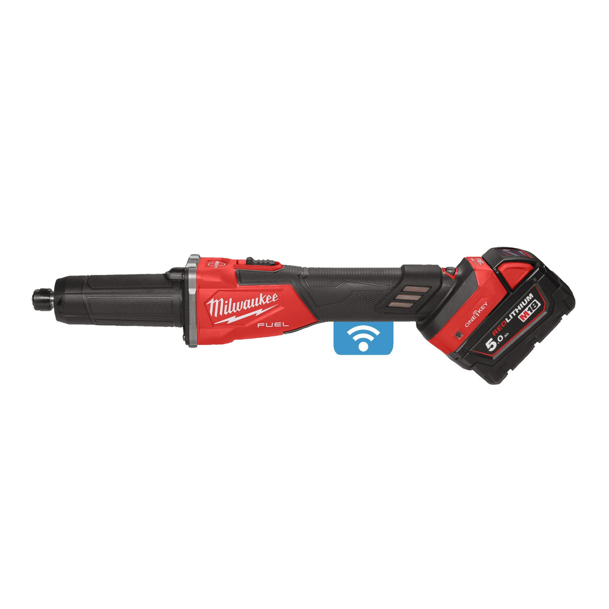 MILWAUKEE Smerigliatrice dritta a batteria M18 FUEL™ con ONE-KEY™, velocità variabile ed avvio a slitta FDGROVB-502X