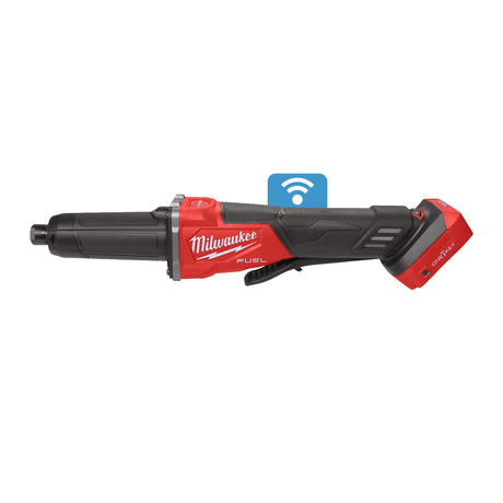 MILWAUKEE Smerigliatrice dritta a batteria M18 FUEL™ con ONE-KEY™, velocità variabile con avvio a paletta FDGROVPDB-0X