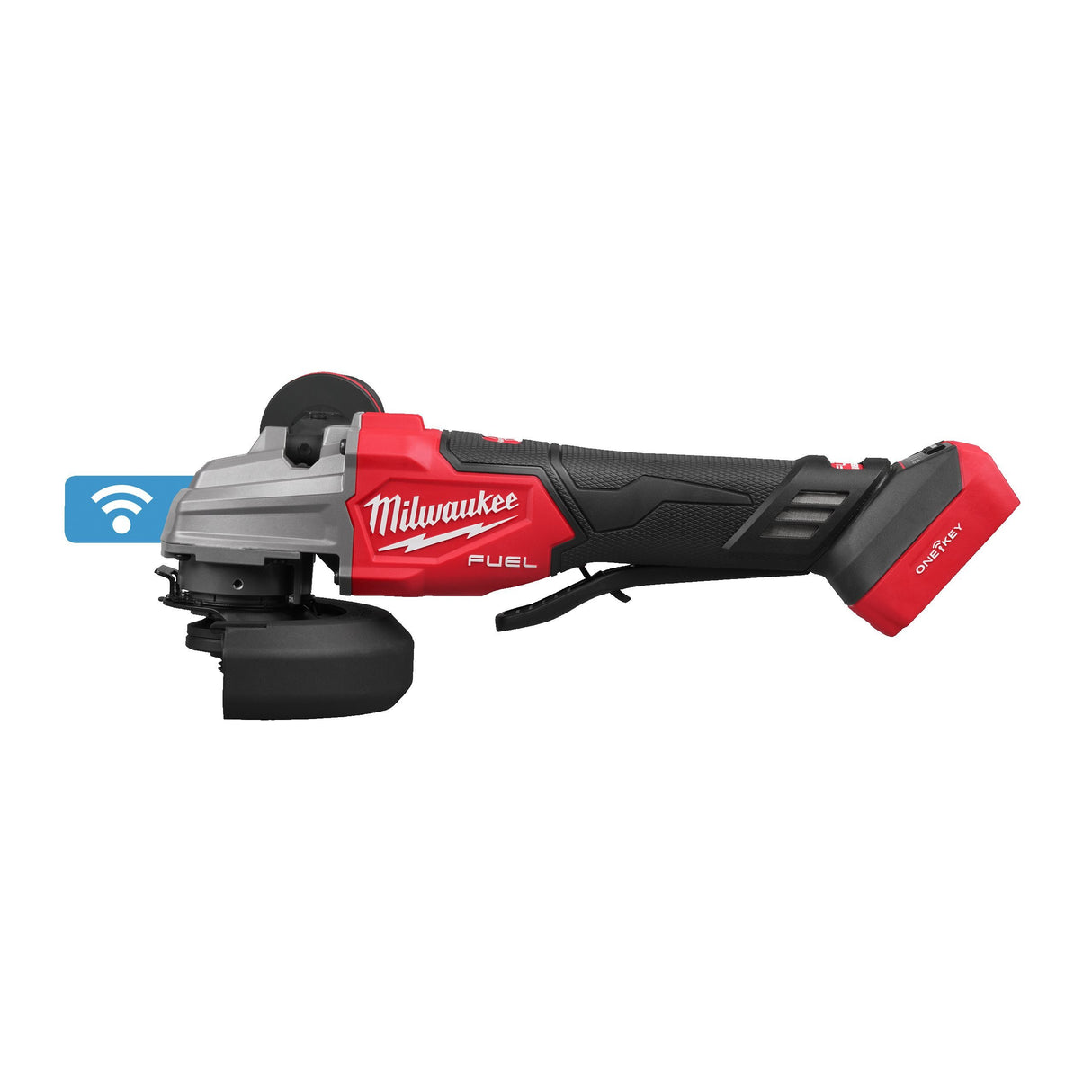 MILWAUKEE Smerigliatrice angolare a batteria 125 mm M18 FUEL™ con doppio interruttore, velocità variabile e ONE-KEY™ FSAGSVO125X-0X