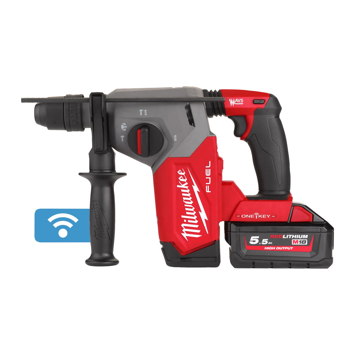 MILWAUKEE Tassellatore SDS-Plus 26 mm a batteria con mandrino FIXTEC™ M18 FUEL™ ONE-KEY™ ONEFHX-552X