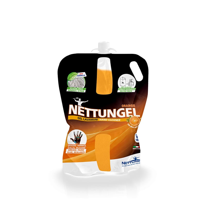 Nettuno Nettungel Orange T-Bag ricarica da 3000 ml per T-Big Dispenser e T-Duck