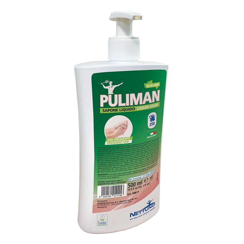 Nettuno Puliman Ecolabel Flacone da 500 ml con dosatore