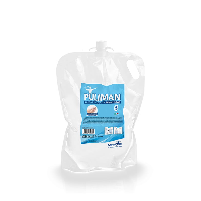 Nettuno Puliman T-Bag ricarica in sacchetto da 3000 ml per T-Big Soap Dispenser e T-Duck