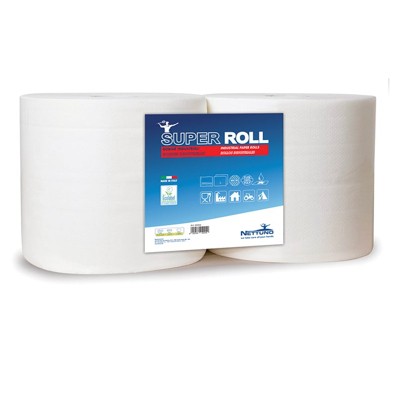 Nettuno Super Roll Bobina 109mt / 495 strappi (24,9 x 22 cm)