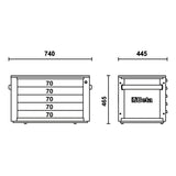 Beta Cassettiera portautensili con 5 cassetti