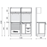 Beta Combinazione arredo officina RSC50