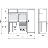 Beta Combinazione arredo officina RSC50