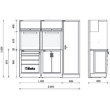 Beta Combinazione arredo officina RSC50