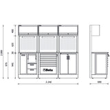 Beta Combinazione arredo officina RSC50