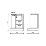 Beta Modulo fisso di servizio per arredo officina RSC50