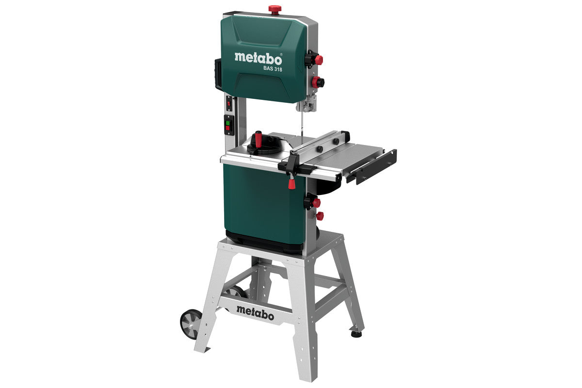 Metabo Sega a nastro BAS 318 Precision DNB Scatola di cartone per corrente trifase