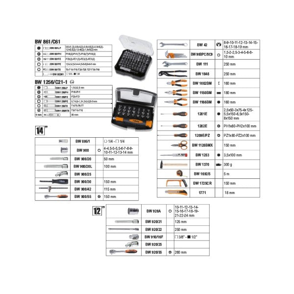 Beta Valigia con assortimento di 163 utensili