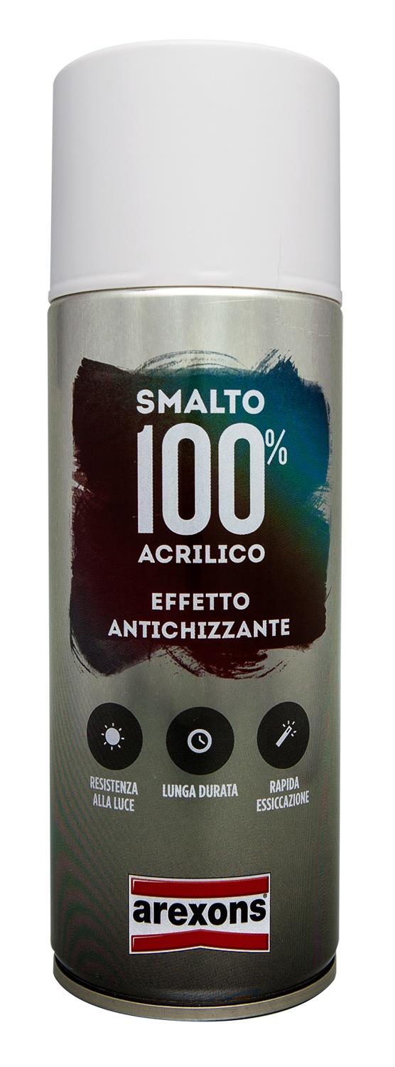 AREXONS Smalto 100% Acrilico Effetto Antichizzante Antichizzante antracite 400 ml