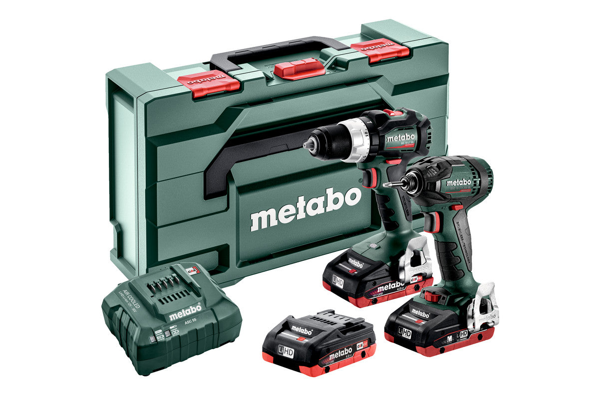 Metabo Macchine a batteria nel kit Combo Set 2.1.11 18 V BL LiHD 18V metaBOX 165 L BS 18 LT BL + SSD 18 LTX 200 BL