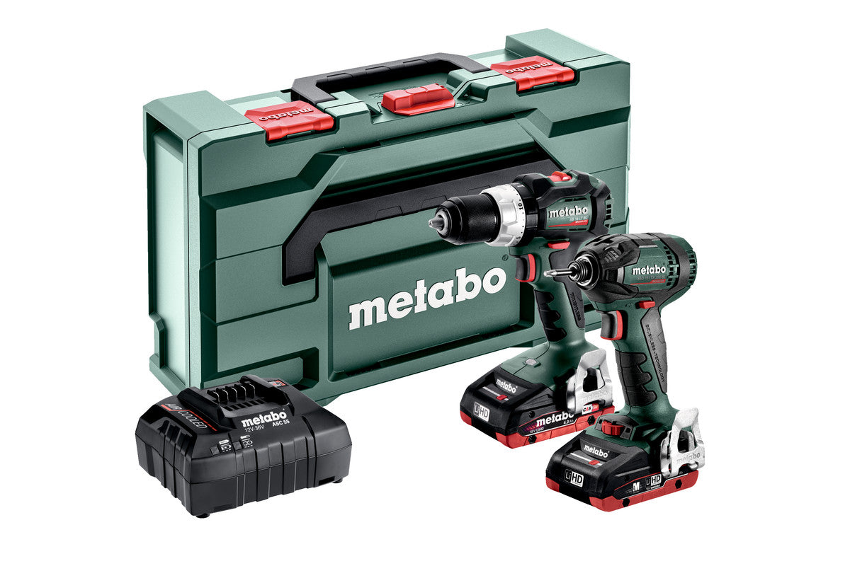 Metabo Macchine a batteria nel kit Combo Set 2.1.12 18 V BL LiHD 18V metaBOX 165 L SB 18 LT BL + SSD 18 LTX 200 BL