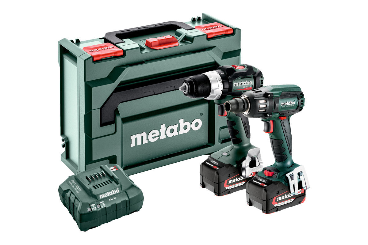 Metabo Macchine a batteria nel kit Combo Set 2.1.19 18V BL 18V metaBOX 145 L BS 18 LT BL + SSW 18 LTX 400 BL