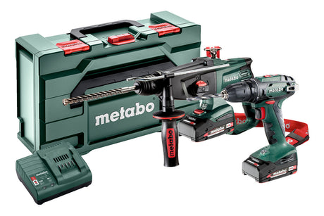 Metabo Macchine a batteria nel kit Combo Set 2.3.2 18 V 18V metaBOX 165 L BS 18 + KHA 18 LTX