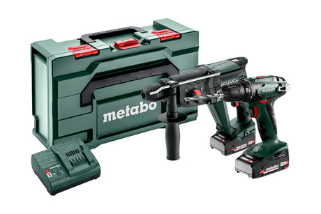 Metabo Macchine a batteria nel kit Combo Set 2.3.2 18 V 18V metaBOX 165 L BS 18 + KH 18 LTX 24