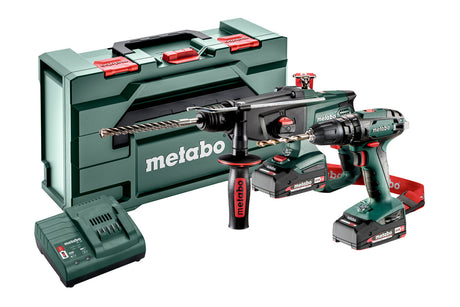 Metabo Macchine a batteria nel kit Combo Set 2.3.4 18 V 18V Valigetta in plastica SB 18 + KHA 18 LTX