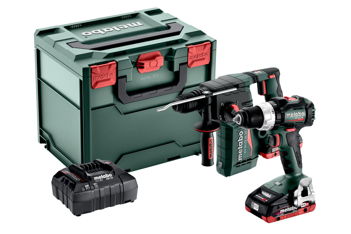 Metabo Macchine a batteria nel kit Combo Set 2.3.6 18 V 18V metaBOX 340 BS 18 LT BL + KH 18 LTX BL 24