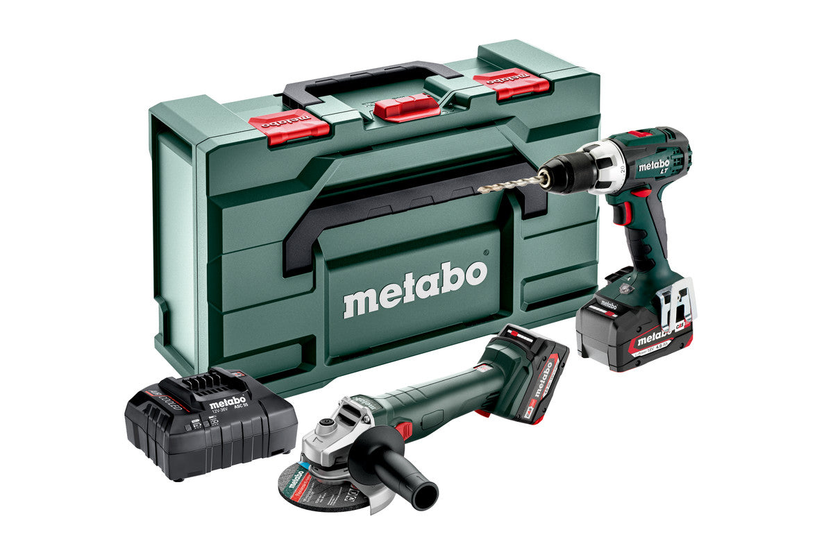 Metabo Macchine a batteria nel kit Combo Set 2.4.1 18 V 18V metaBOX 165 L BS 18 LT + W 18 L 9-125 Quick