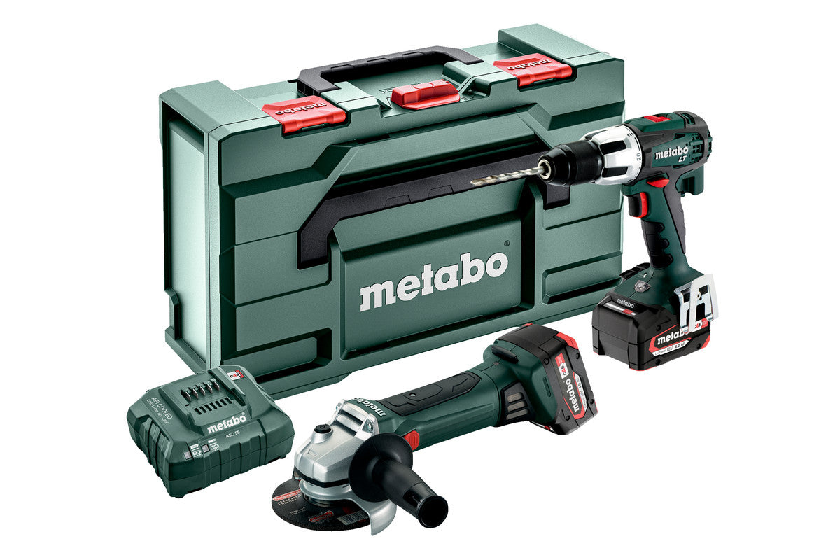 Metabo Macchine a batteria nel kit Combo Set 2.4.2 18 V 18V metaBOX 165 L SB 18 LT + W 18 LTX 125 Quick