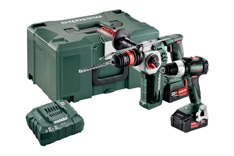 Metabo Macchine a batteria nel kit Combo Set 2.4.8 18 V 18V MetaLoc BS 18 LT BL + KHA 18 LTX BL 24 Quick