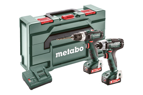 Metabo Macchine a batteria nel kit Combo Set 2.7.2 12 V 12V metaBOX 145 PowerMaxx SB 12 + PowerMaxx SSD 12