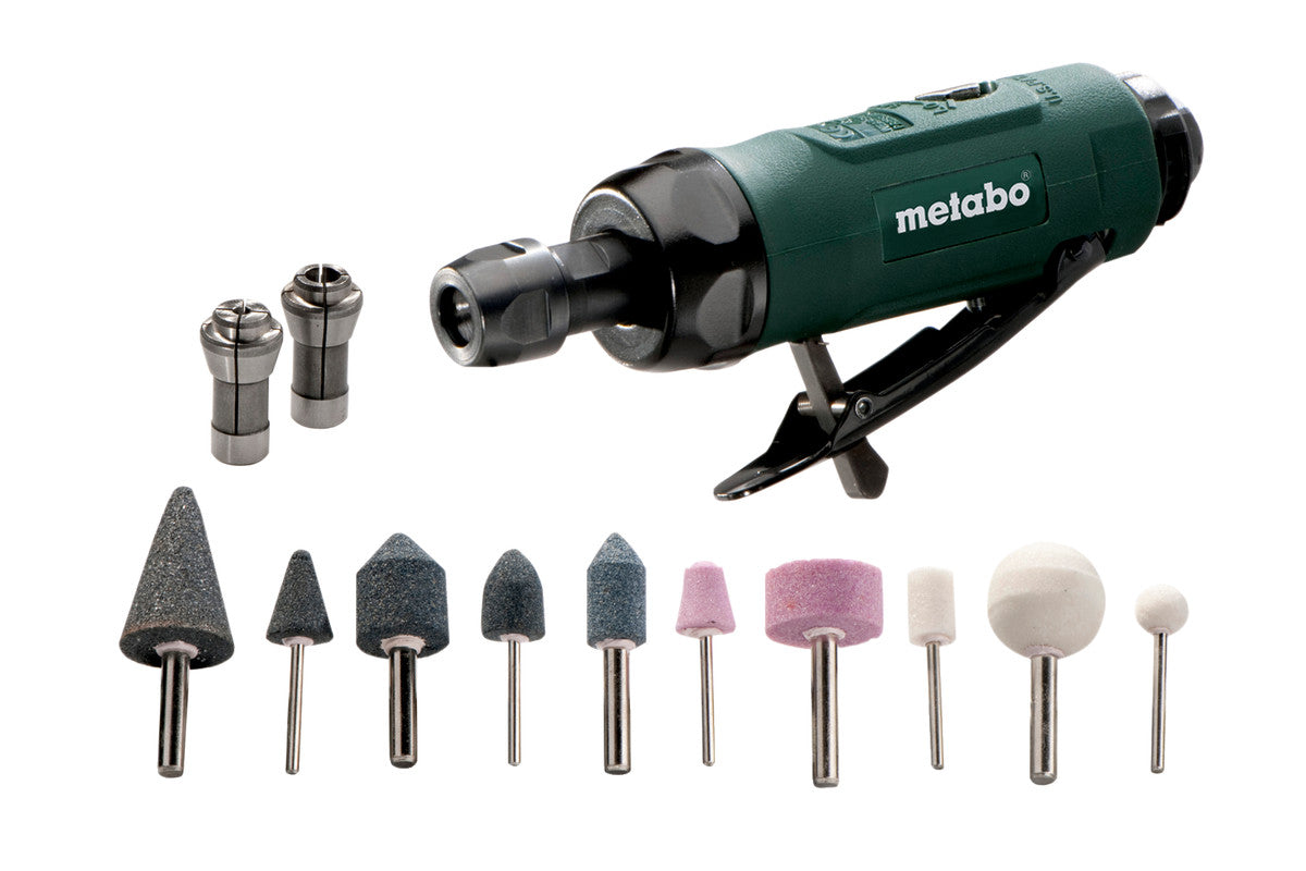 Metabo Smerigliatrice diritta ad aria compressa DG 25 Set Valigetta in plastica