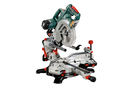 Metabo Troncatrice KGSV 72 Xact SYM Scatola di cartone con funzione di trazione e sistema di battuta a regolazione simmetrica