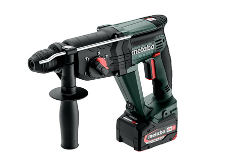 Metabo Martello a batteria KH 18 LTX 24 18V 2x4Ah Li-Power Caricabatteria ASC 55 metaBOX 165 L