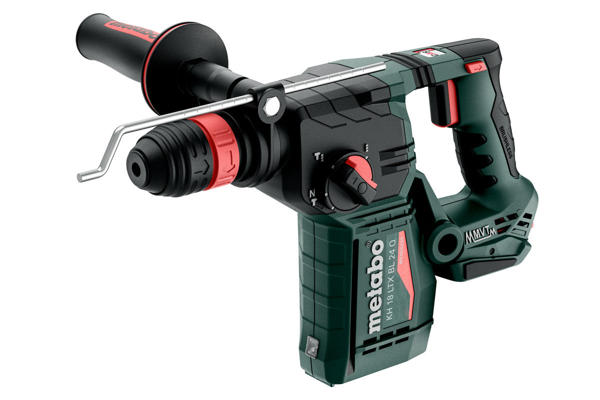 Metabo Martello a batteria KH 18 LTX BL 24 Q 18V Scatola di cartone con mandrino a cambio rapido Metabo Quick